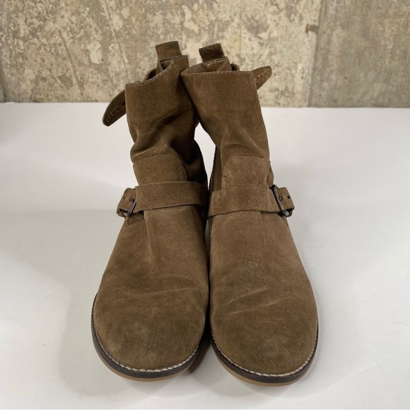 Dolce Vita Womens Tan Suede Hidden Wedge Boots Size 9.5 - Picture 2 of 6